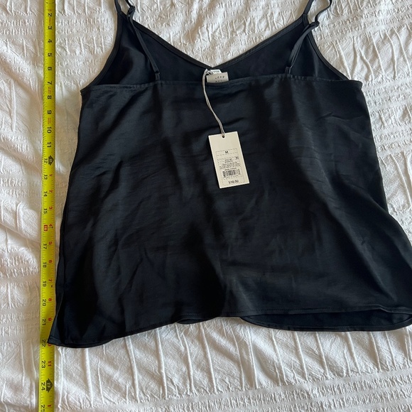NWT Black Satin Camisole A New Day Target Never Worn New with Tags Size M - Picture 2 of 2